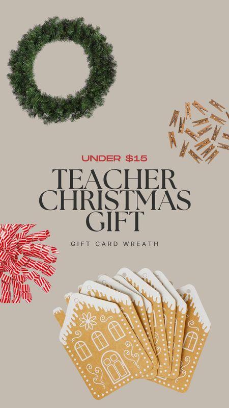 Teacher Gift Idea - Gift Card Wreath under $15!

#LTKGiftGuide #LTKHoliday #LTKSeasonal