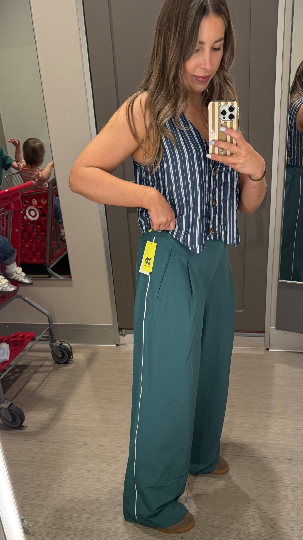 Track trouser size small 

#LTKootd #LTKgrwm #LTKmomlife