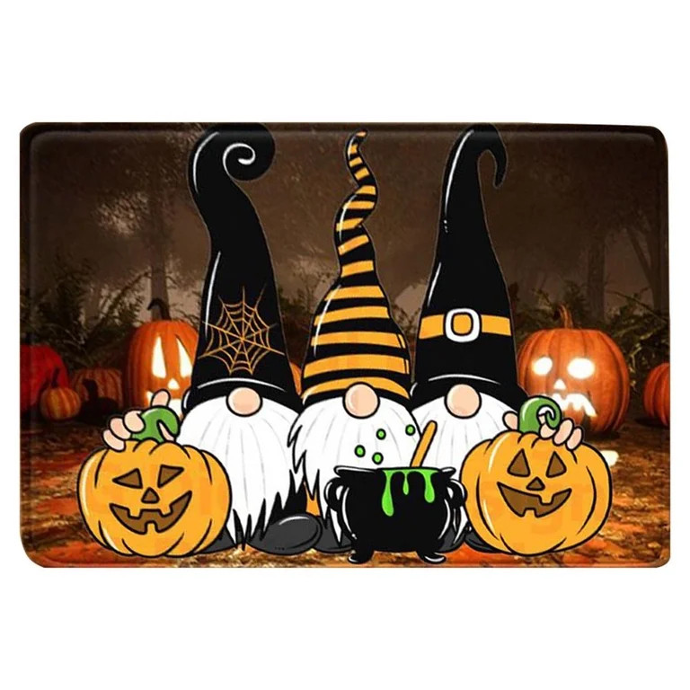 Stibadium Pumpkin Welcome Doormat Fall Indoor Outdoor Entrance Home Front Porch Rugs Halloween Ho... | Walmart (US)