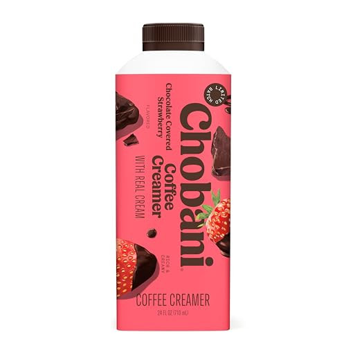 Chobani® Coffee Creamer Limited Batch Chocolate Covered Strawberry 24 fl oz | Amazon (US)
