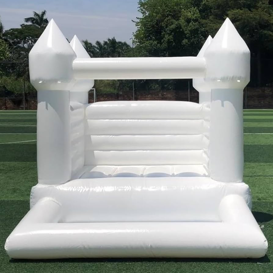 Commercial Bounce House Inflatable with Air Blower (Mini/8x10ft, White with Ball Pit, PVC) | Amazon (US)