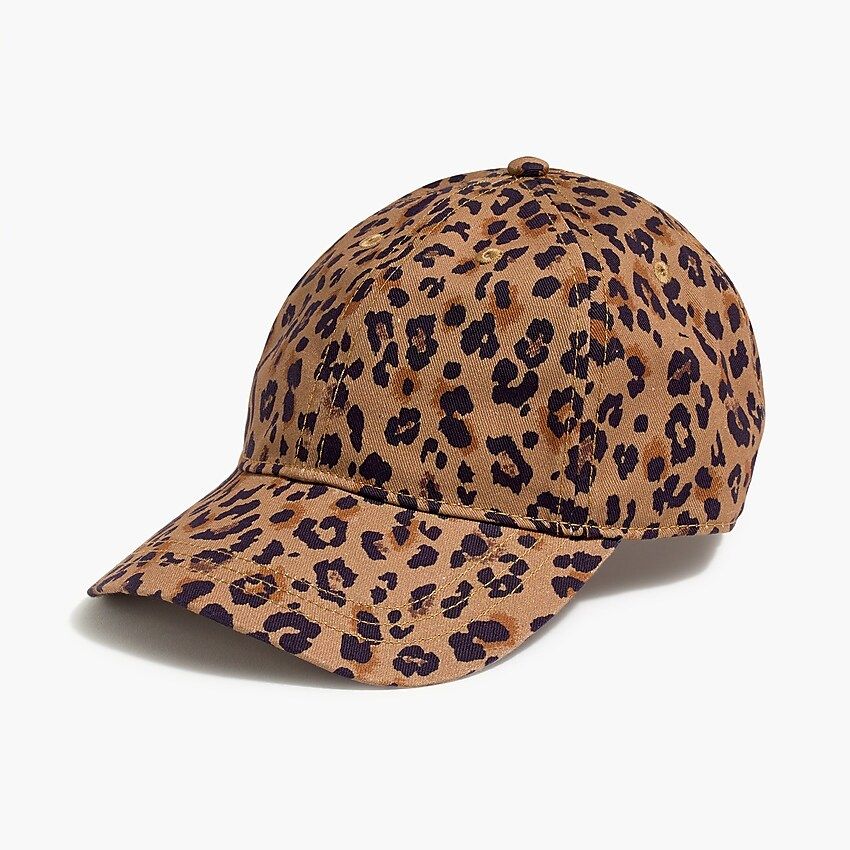 Leopard baseball hat | J.Crew Factory