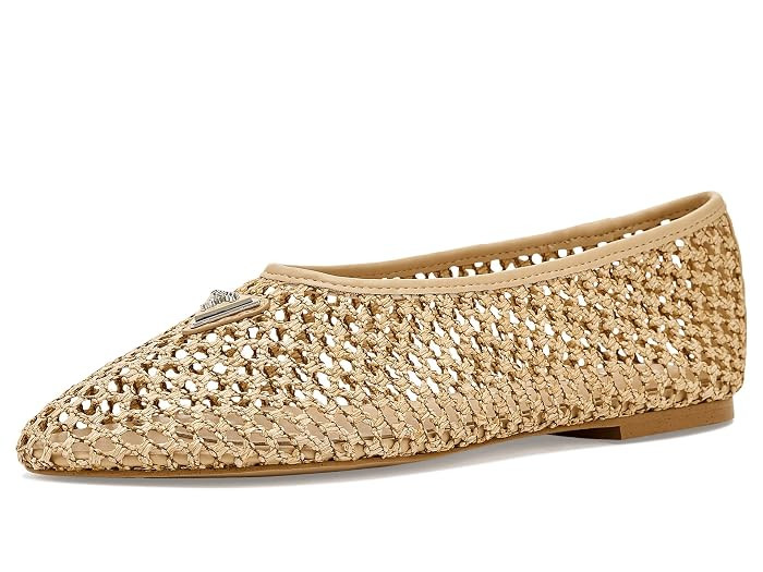 GUESS Aylora Women's Flat Shoes Light Natural : 7 M, Synthetic/Textile | Zappos.com