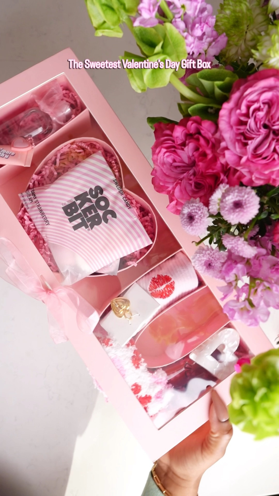 #ad Galentine’s Day gift, but make it sweet and intentional💌🍭🍬
Creating the perfect valentine’s day gift box for  my girl with Sockerbit Swedish candies because her love deserves all the good stuff. To know me is to know that I love fruity candies and I’ve been obsessed with Sockerbit candies and I’m not even ashamed of it 🤭They are made with clean, simple ingredients you can trust. The best part, they are also parent-trusted and available in 5 varieties exclusively at @Target. #HealthierValentines #SwedishCandyCrush #targetpartner, #joyisanutrient, #sockerbitswedishcandies, #ingredientsyoucantrust @sockerbitnyc @target 

#LTKValentine #LTKmomlife #LTKSeasonal