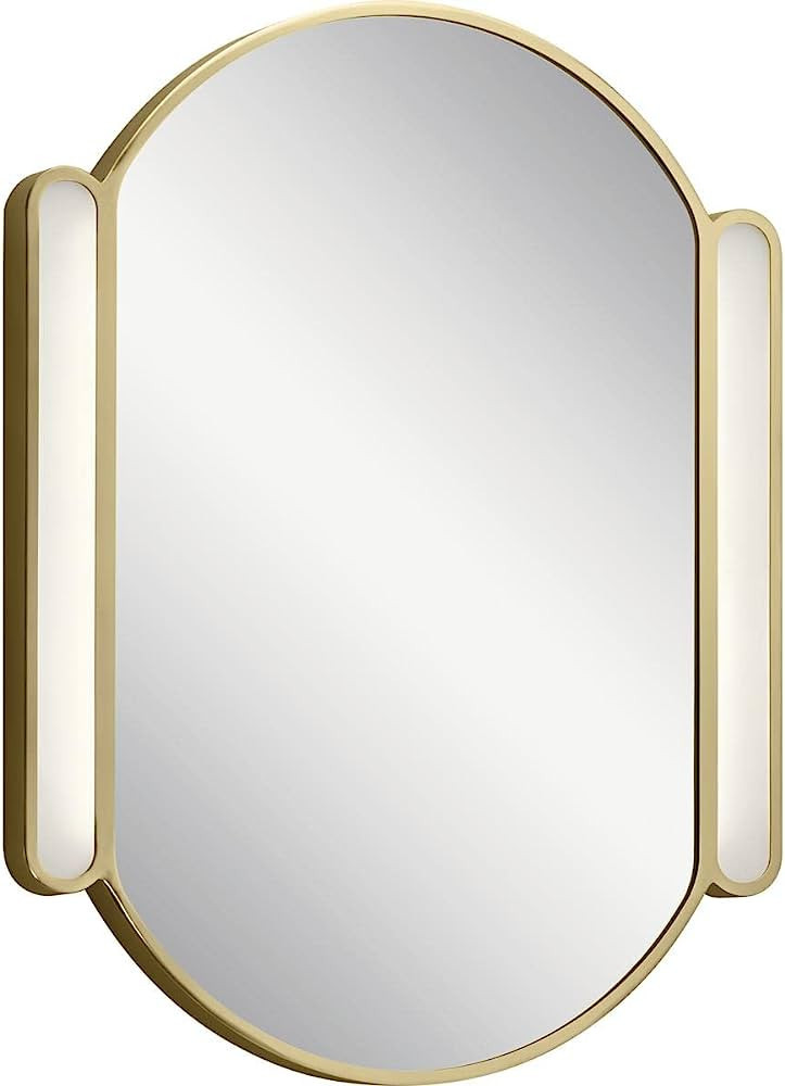 Elan Lighting 84165CG Phaelan - 23.25 Inch 32.5W 1 LED Mirror, Finish Color: Champagne Gold | Amazon (US)