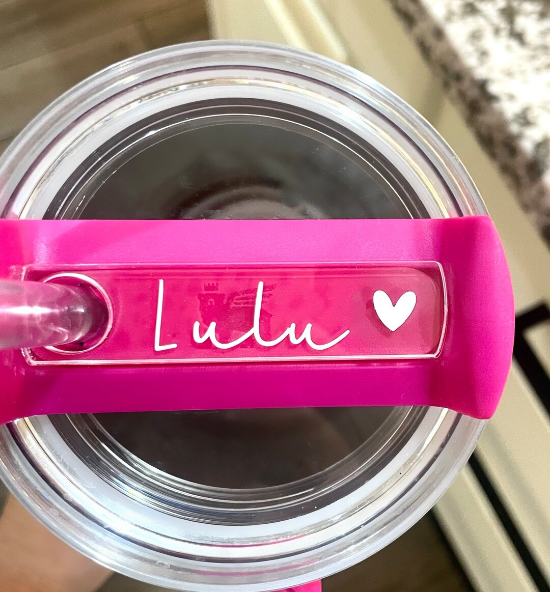 Preppy Stanley Name Plate Acrylic Stanley Tumbler Gift - Etsy | Etsy (US)