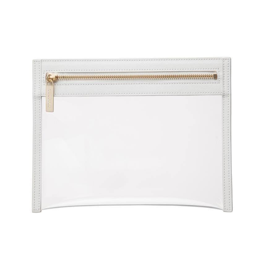 Clarity Clutch Small | TRUFFLE