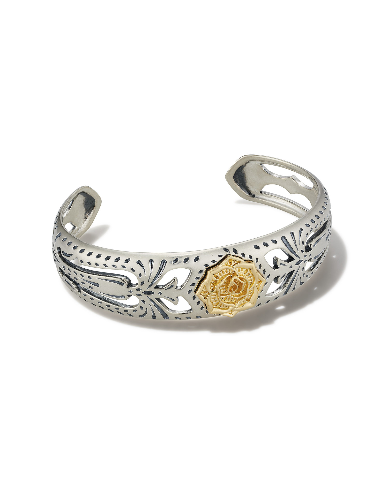 Ansel Rose Cuff Bracelet in Mixed Metal | Kendra Scott