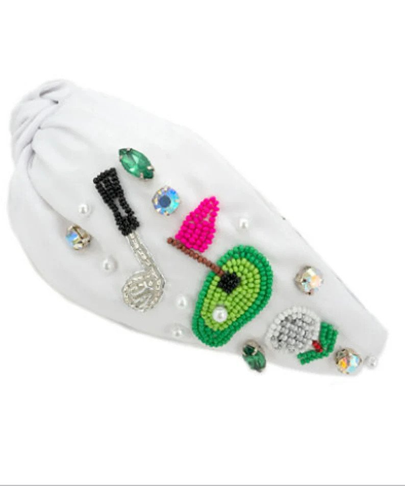 Golf Knotted Head Band - Etsy | Etsy (US)