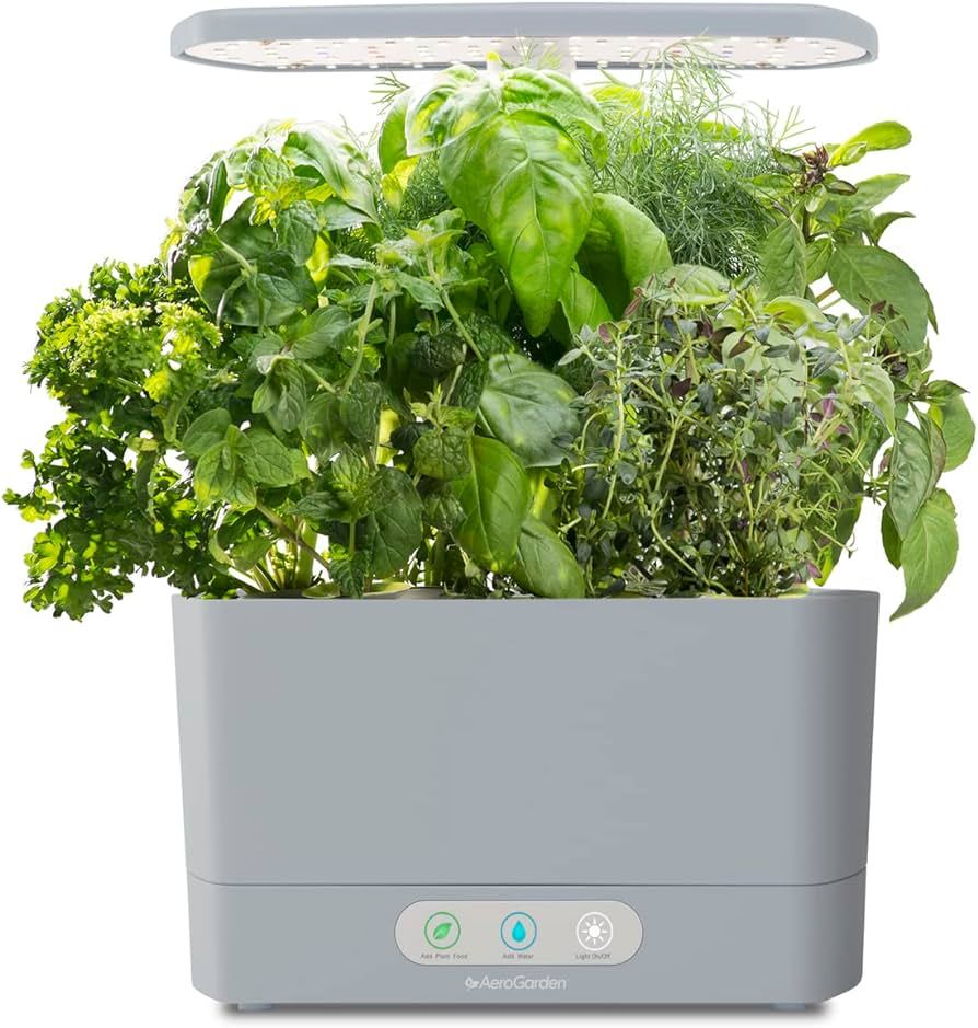 AeroGarden Harvest Indoor Garden Hydroponic System with LED Grow Light and Herb Kit, Holds Up to ... | Amazon (US)