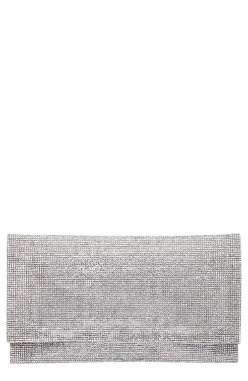 Nina Crystal Clutch in Silver at Nordstrom | Nordstrom