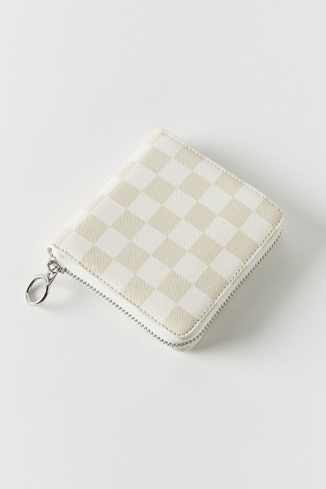 UO Checkered Zip Wallet | Urban Outfitters (US and RoW)