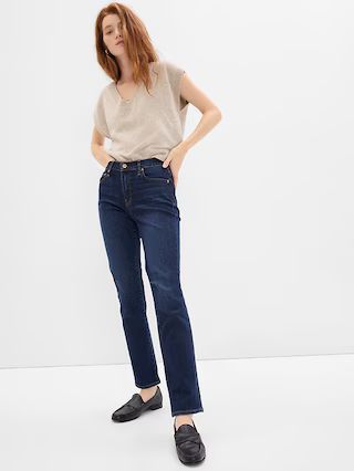Mid Rise Classic Straight Jeans with Washwell | Gap (US)