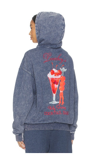 X Loverboy Flirty Shirley Racer Hoodie in Navy | Revolve Clothing (Global)
