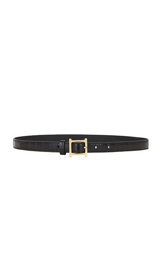Helsa Logo Mini Waist Belt in Black. - size XL | Revolve Clothing (Global)