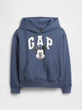 GapKids × Disney Mickey Mouse Relaxed Logo Hoodie | Gap Factory