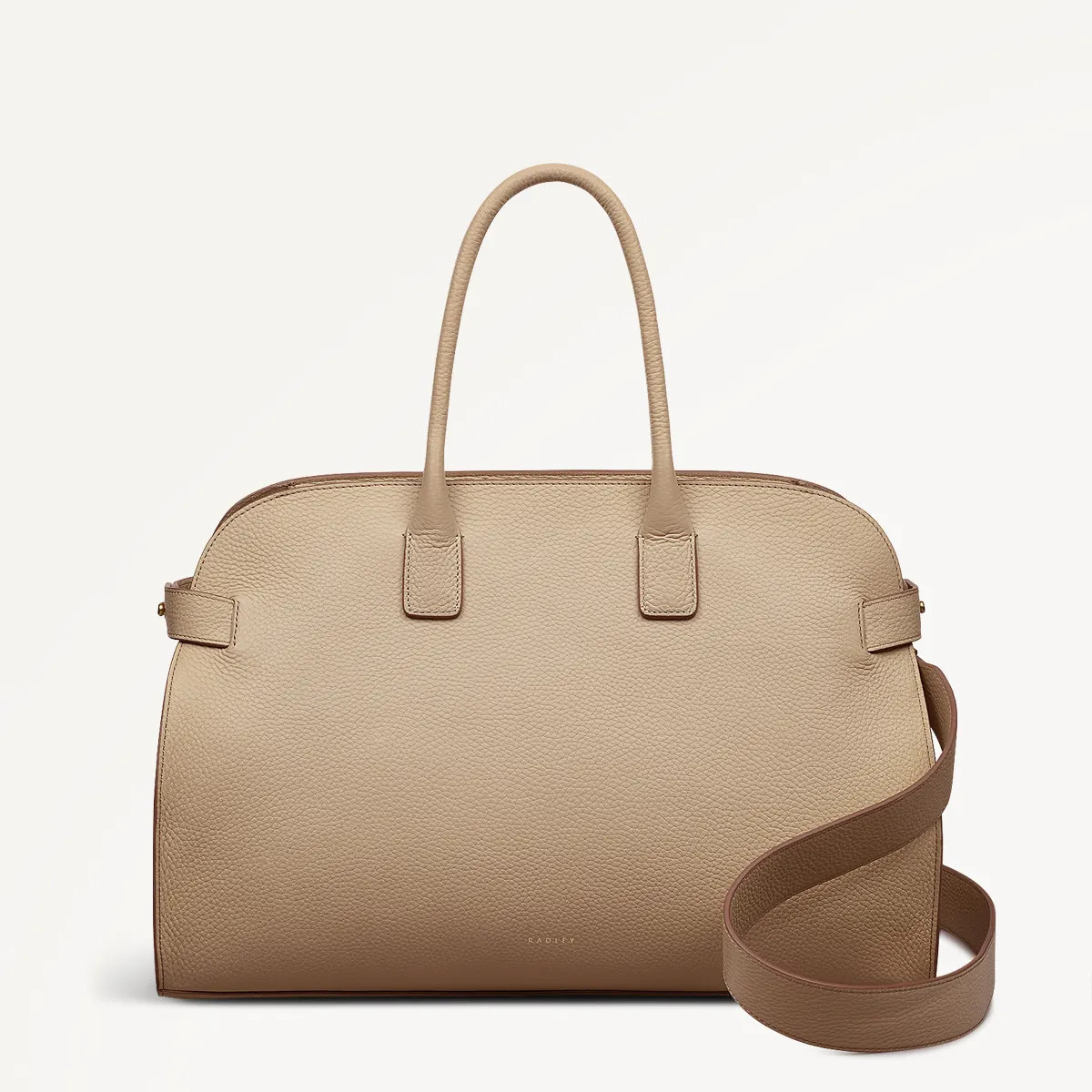 Stone Leather Zip Grab Bag Beige | The Rathbone SS25 | Radley | Radley London US