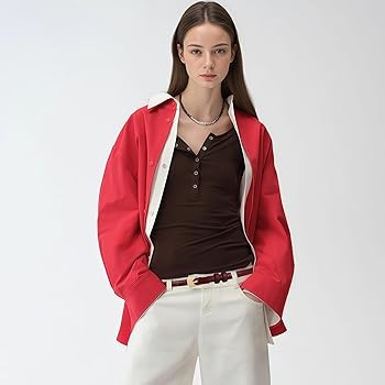 HOTWILL Women Skinny Belts for Jeans Dress Thin Waist Faux Leather Belt with Gold Buckle 0.55" Wi... | Amazon (US)