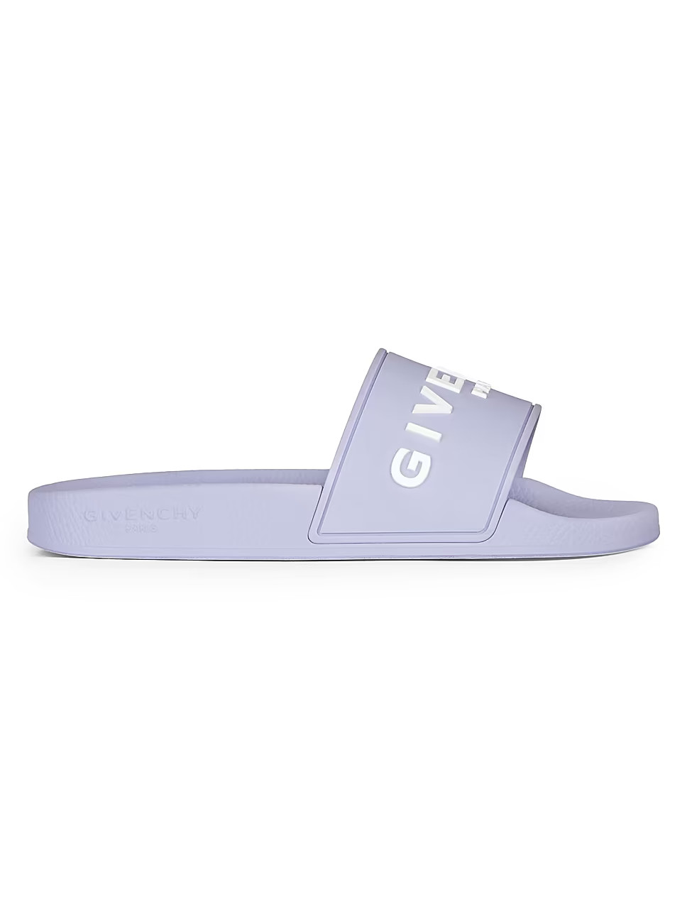 Slide Flat Sandals In Rubber | Saks Fifth Avenue