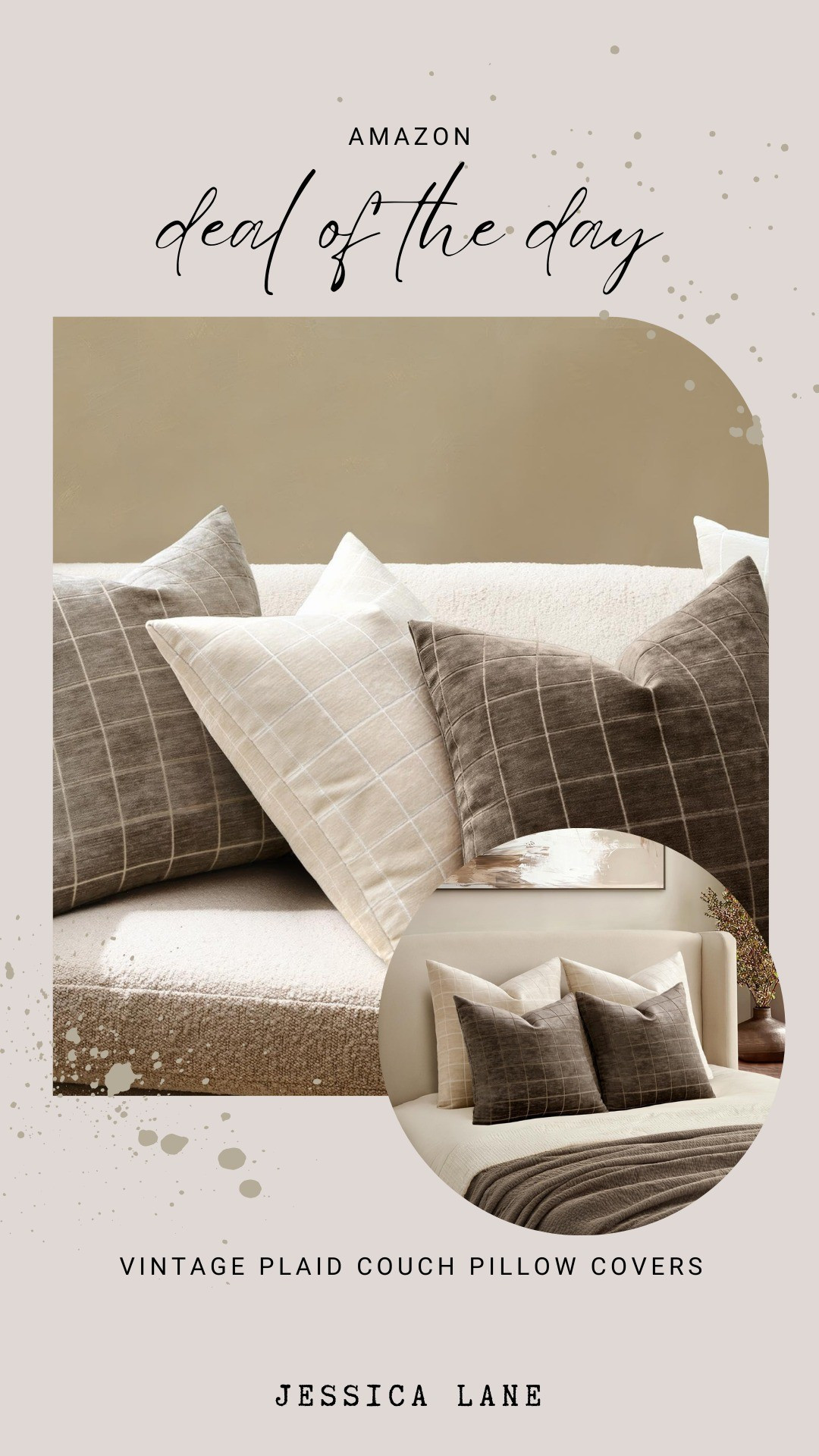 Vintage plaid throw pillow covers that add instant warmth and a cozy, layered look to any sofa, bed, or chair. Such an easy way to refresh a room for the season.#AmazonFinds #HomeDecor

#LTKSaleAlert #LTKHome #LTKFindsUnder50