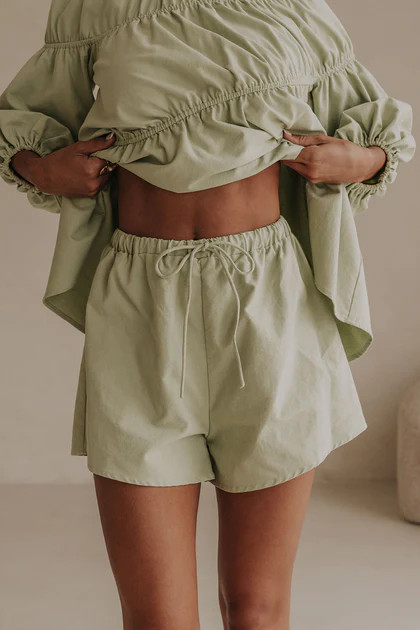 Akel Shorts - Mint | Sabo Skirt US