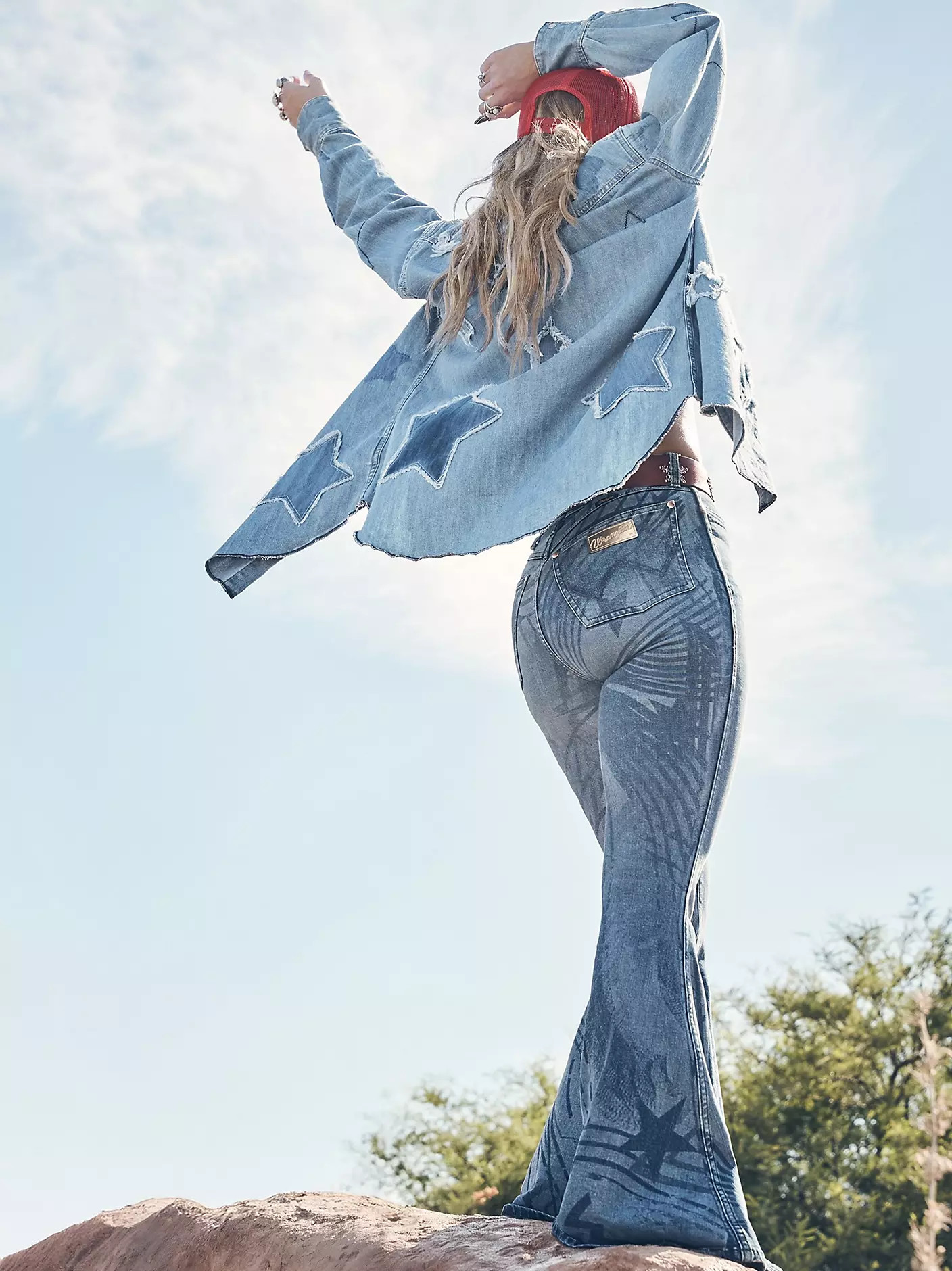 Wrangler x Lainey Wilson Starry Western Snap Shirt | Wrangler