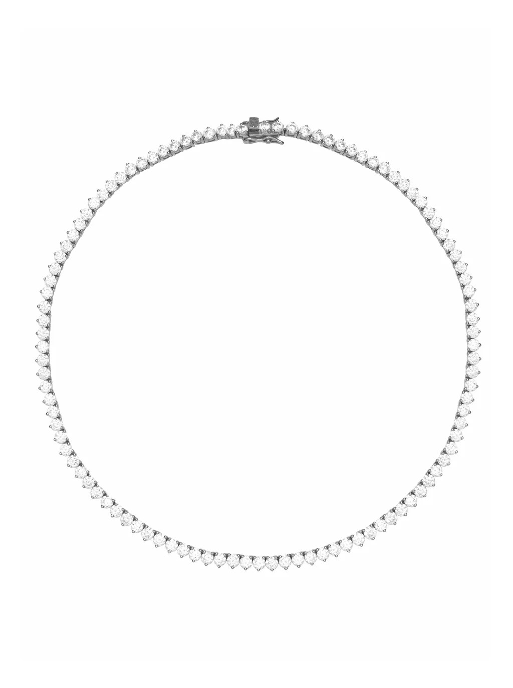 BENNINGTON RIVIÈRE NECKLACE IN LAB WHITE SAPPHIRE | Dorsey