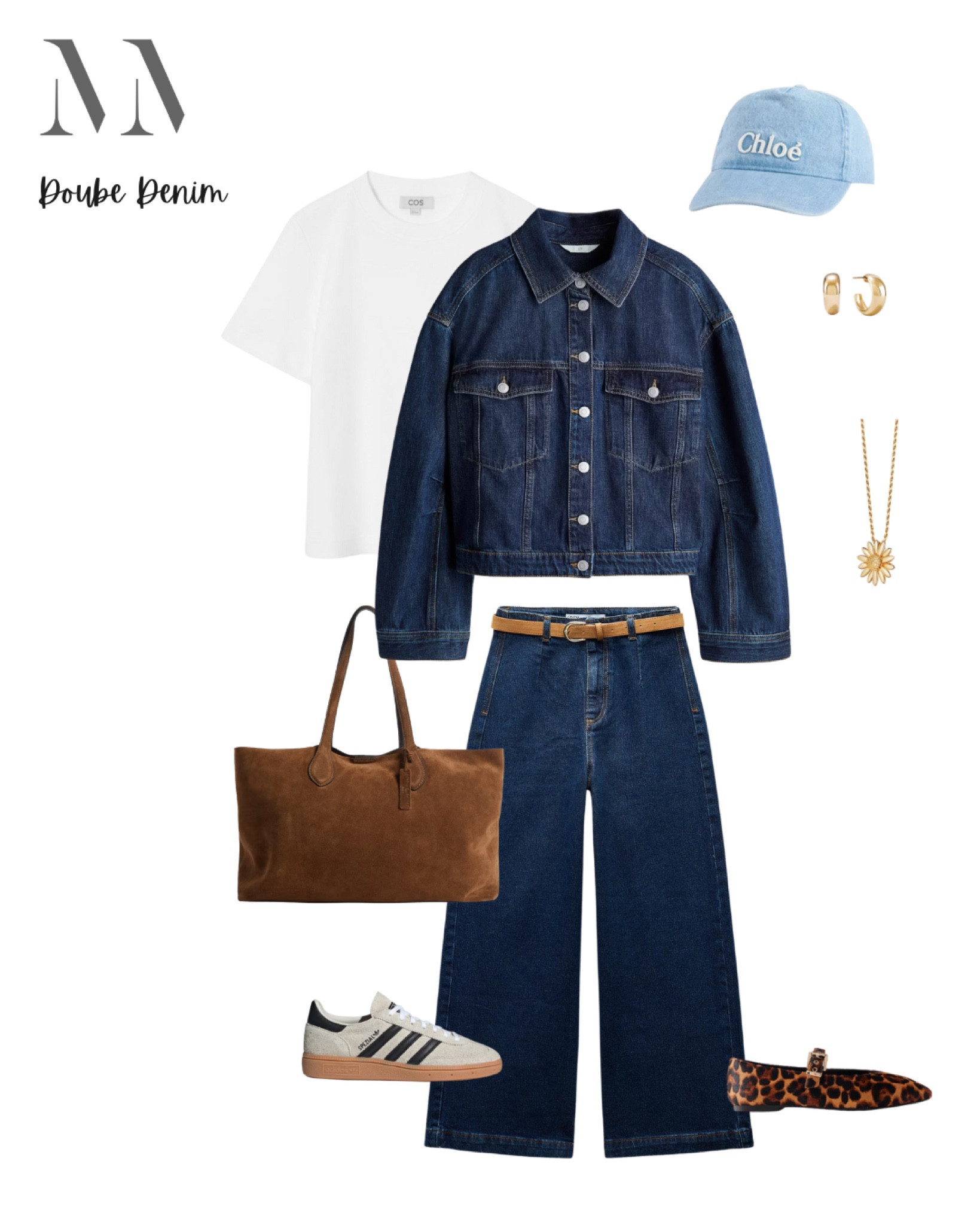 Double denim is back and this deep indigo pairing is an easy way to embrace the trend without going in too deep! Add trainers and a baseball cap for a relaxed look or swap in leopard flats for an on trend and chic contrast. 

#LTKmidsize #LTKuk #LTKspring