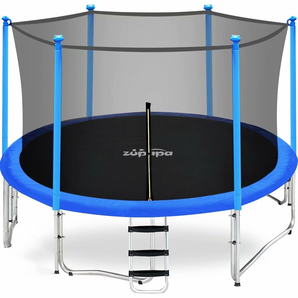 Zupapa 15FT 14FT 12FT 10FT Kids Trampoline 425LBS Weight Capacity with Enclosure net Include All ... | Walmart (US)