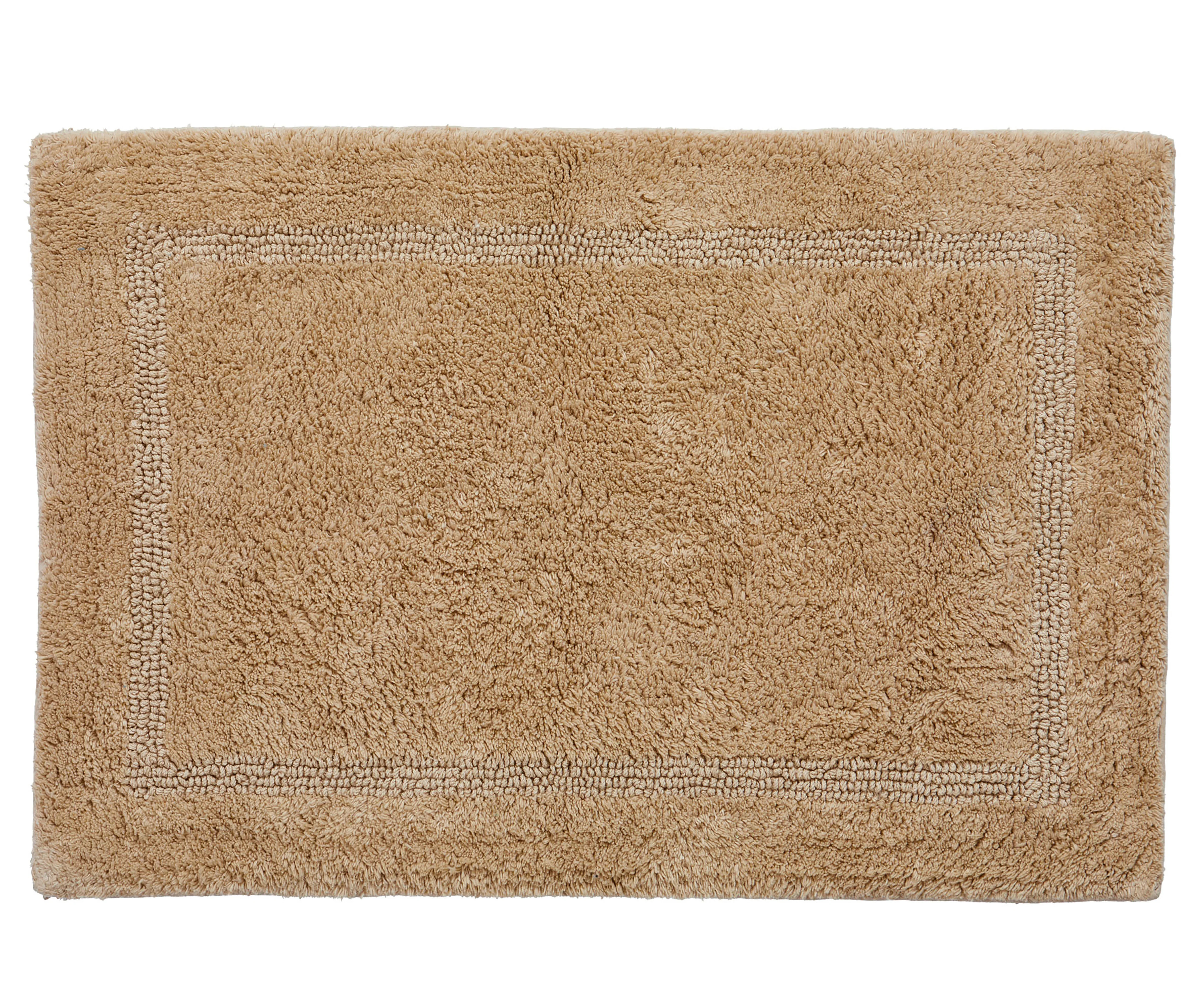 Better Homes & Gardens 17x24" Almond Biscuit Cotton Reversible Bath Rug | Walmart (US)