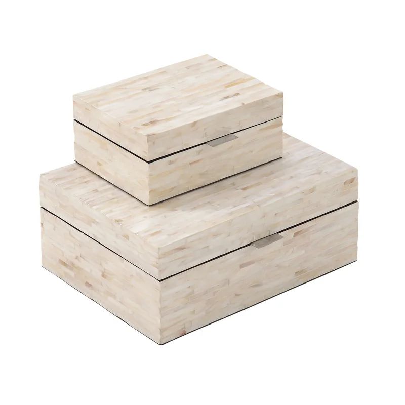 Keifer 2 - Piece Handmade Decorative Box | Wayfair North America