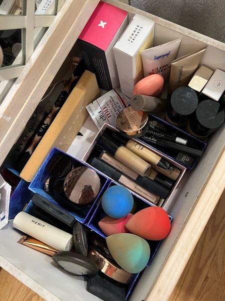 Make up storage drawer where I keep other shades and colors from what I currently have in my make up bag. Also storing some back up sunscreens and skincare! 

#LTKBeautySale #LTKbeauty #LTKSeasonal