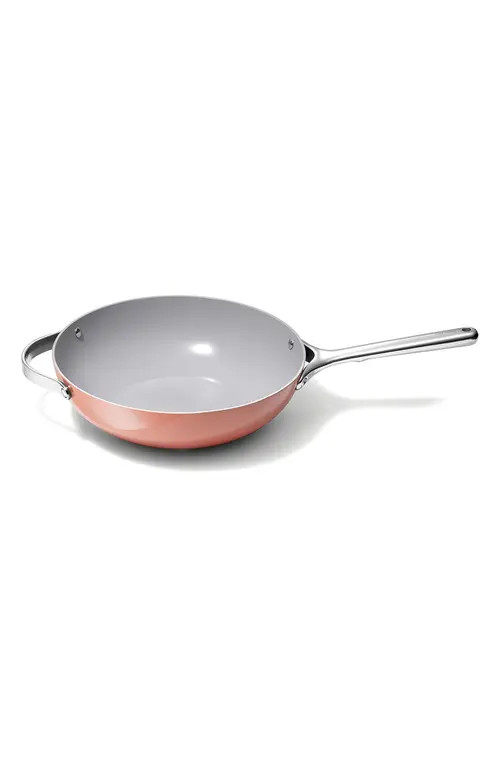 CARAWAY Nonstick Ceramic 12-Inch Stir Fry Pan in Perracotta at Nordstrom | Nordstrom