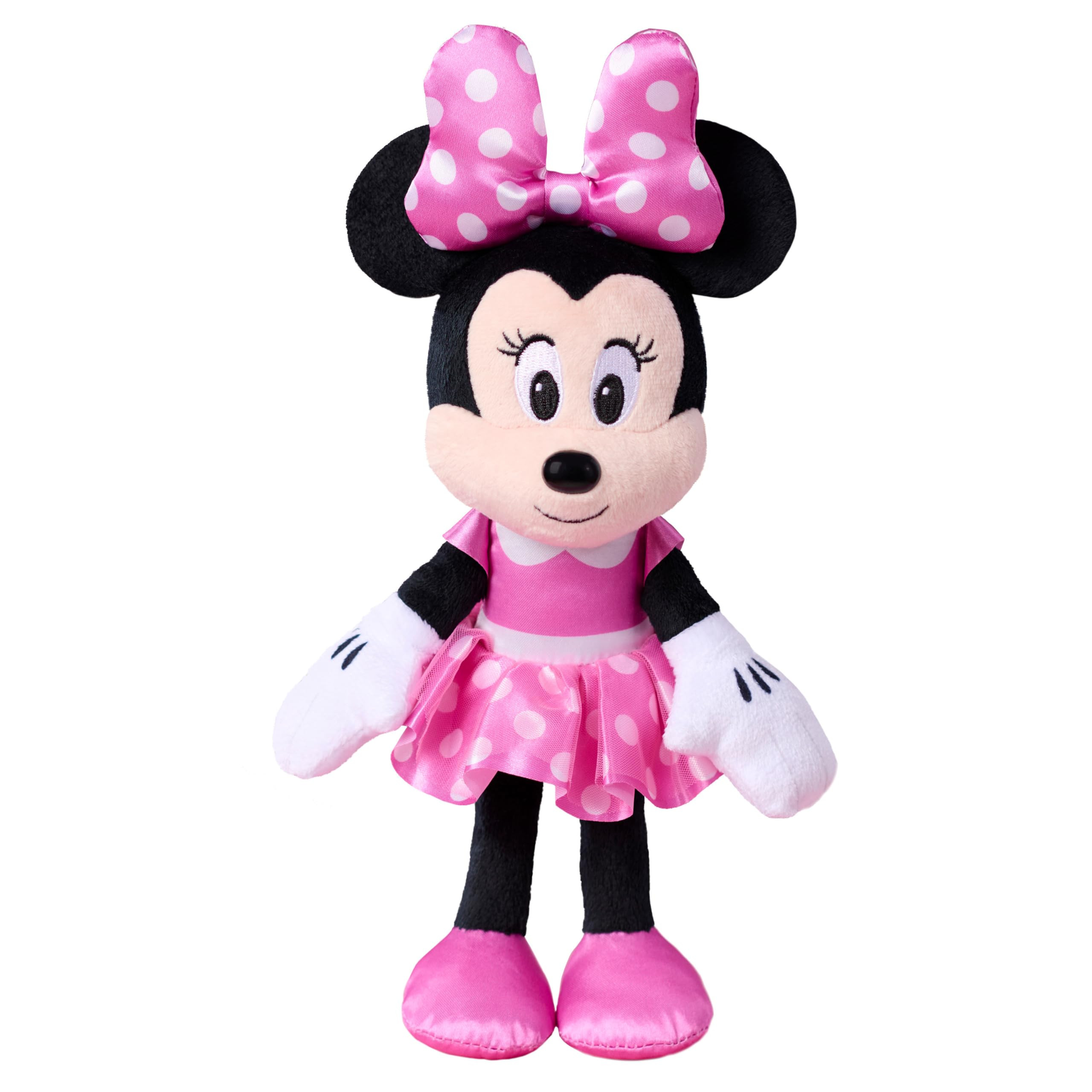 Disney Jr. Minnie Mouse Small Plush, 10 inch Tulle Skirt Minnie Plush, Ages 2 and Up | Amazon (US)