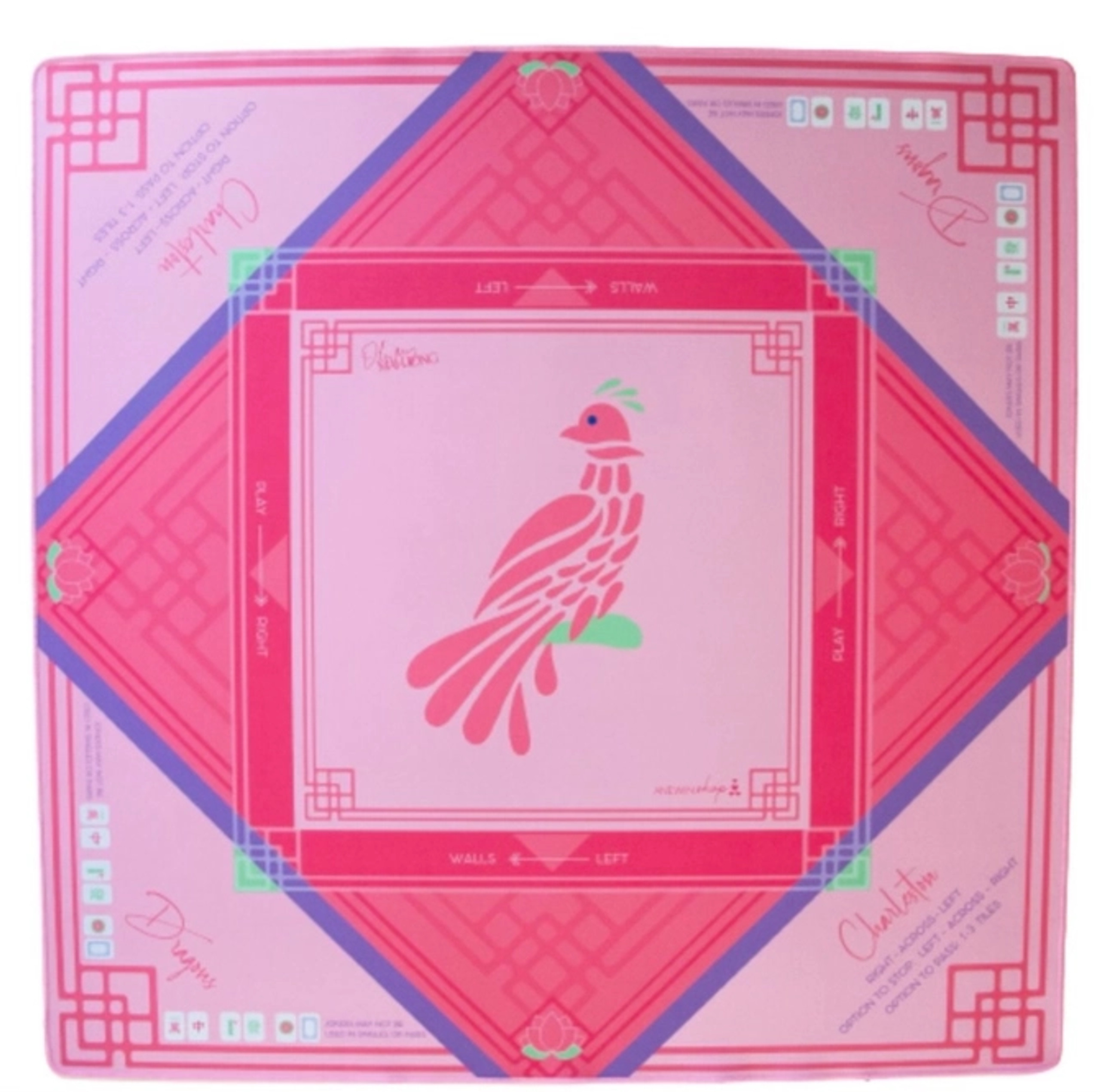 Oh My Mahjong Mahjong Mat, Bird Bam | Monkee's of Mount Pleasant