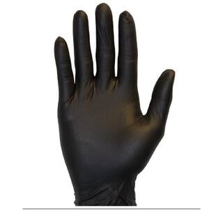 Black Nitrile Disposable Glove (10-Pack) | The Home Depot