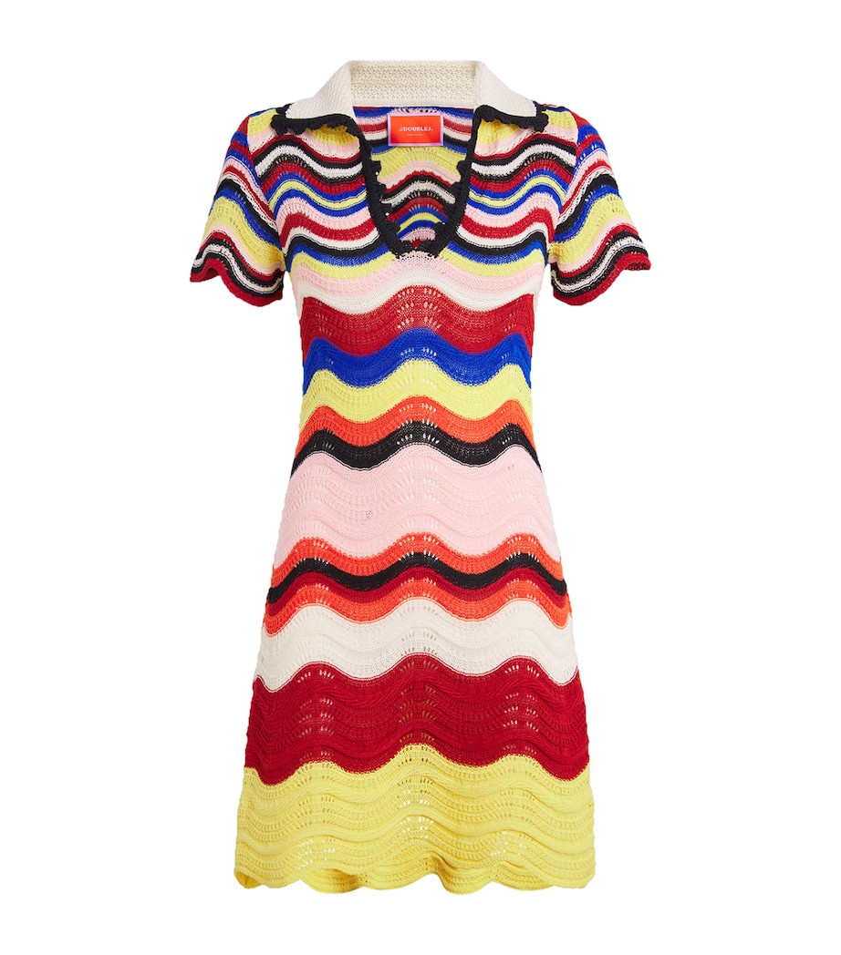 Crochet Chevron Mini Dress | Harrods