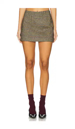 Stav Mini Skirt in Plaid | Revolve Clothing (Global)