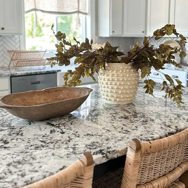 Cement Planter Vase With Textured Knots | Antique Farm House