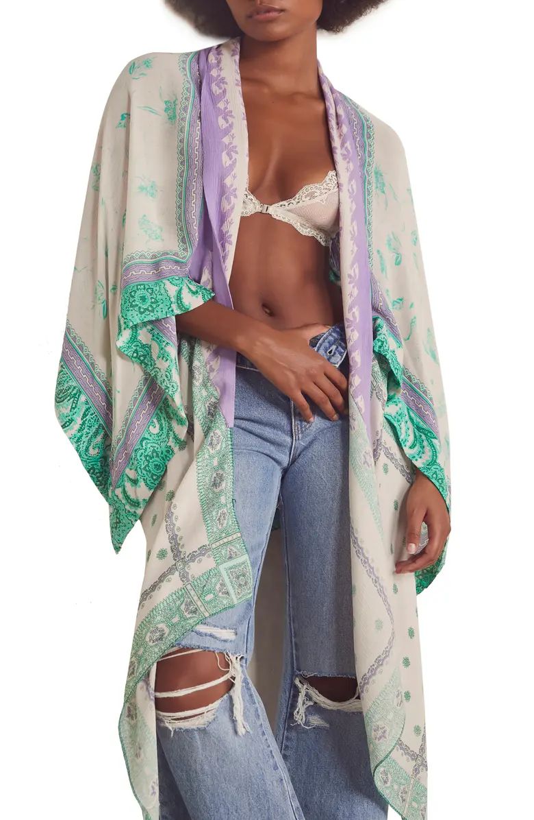 Free People Kiss the Sky Butterfly Caftan | Nordstrom | Nordstrom