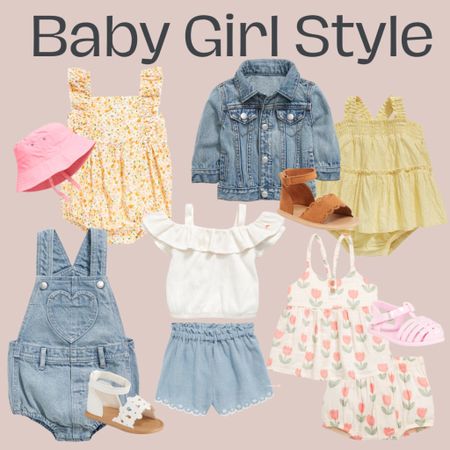 Cute baby girl spring summer styles 

#LTKbaby #LTKsalealert #LTKSeasonal