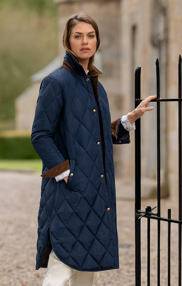 Ladies Iona Quilted Coat | The House of Bruar