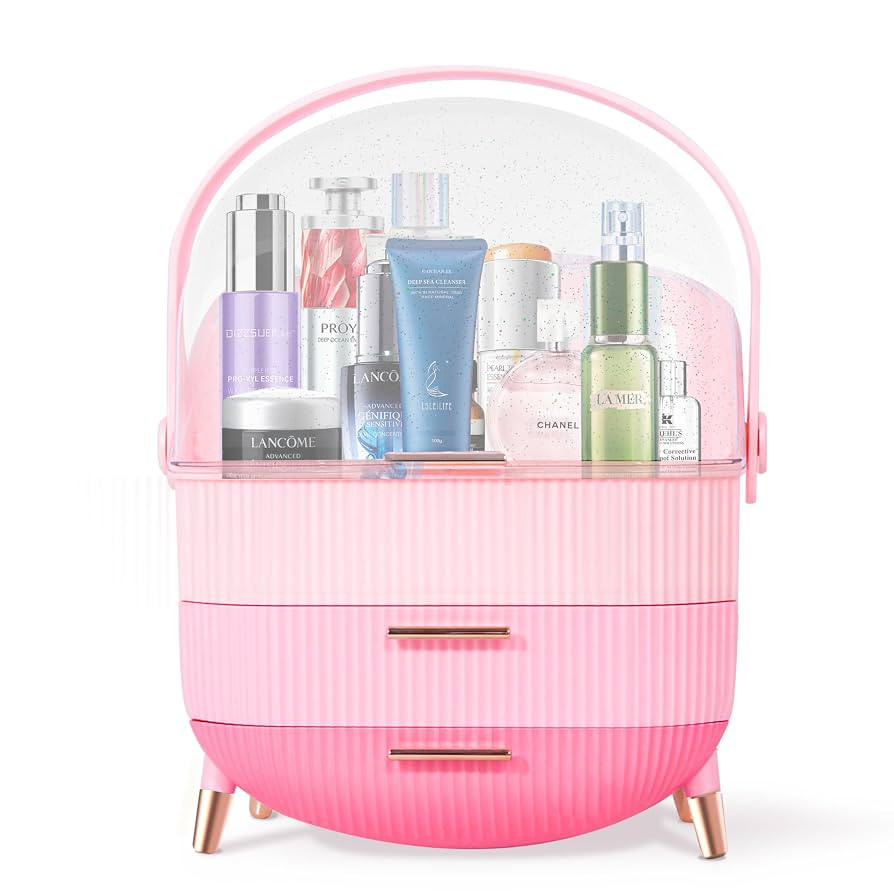 Teen Girls Gift Makeup Organizer,Skincare Organizer Jewelry Storage,Cosmetics Storage and Display... | Amazon (US)