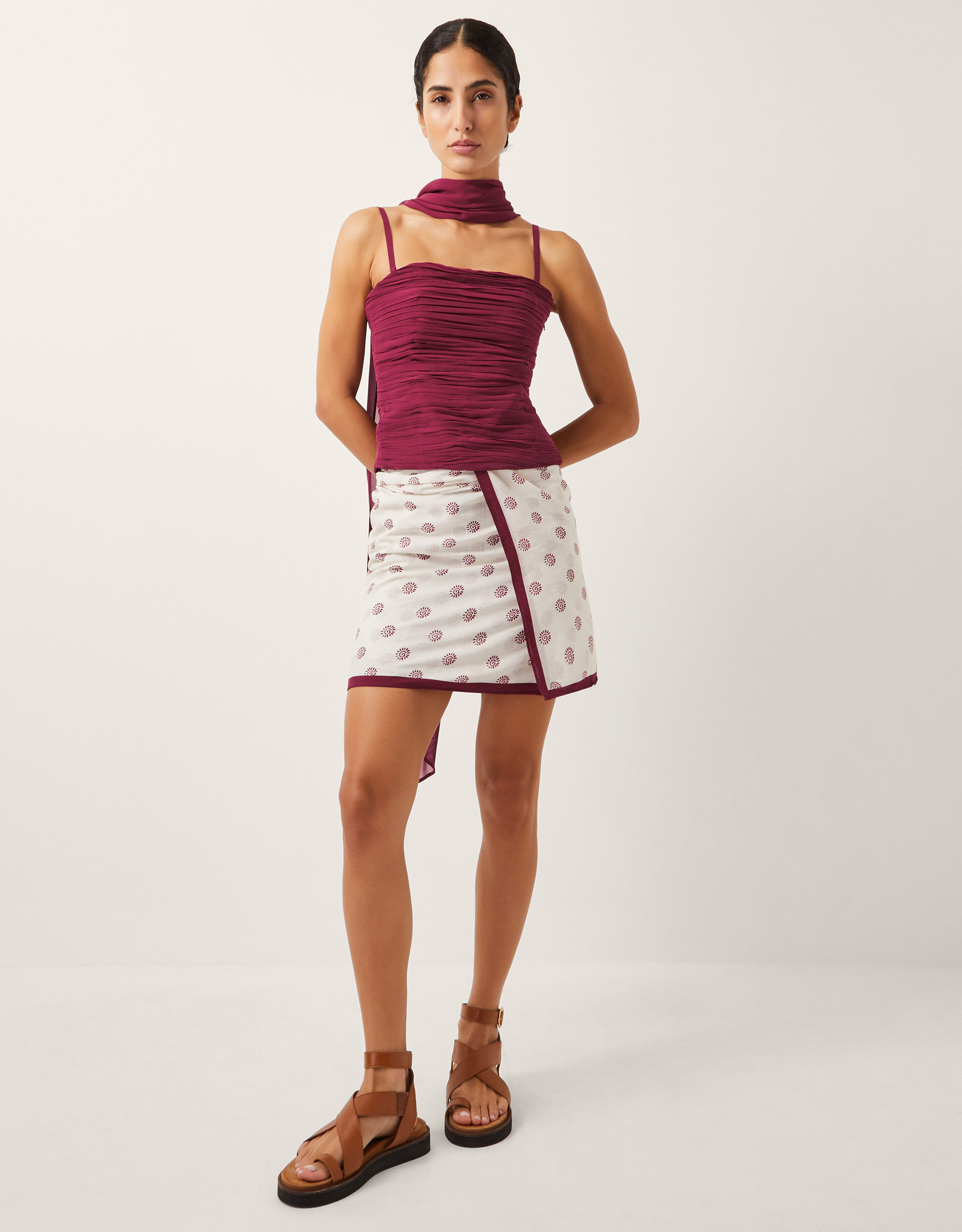 The India Edit Madeline Sun Print Sarong | Monsoon (UK)