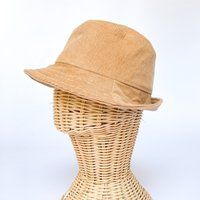 Tan Corduroy Baby Fedora Bucket Hat For Boys & Girls | Etsy (US)