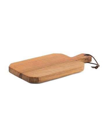 Handmade Reclaimed Oak Budapest Handle Board | TJ Maxx