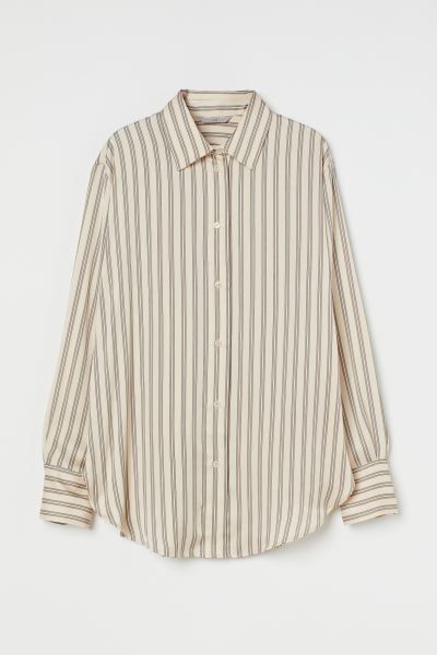 Shirt with a sheen | H&M (UK, MY, IN, SG, PH, TW, HK)