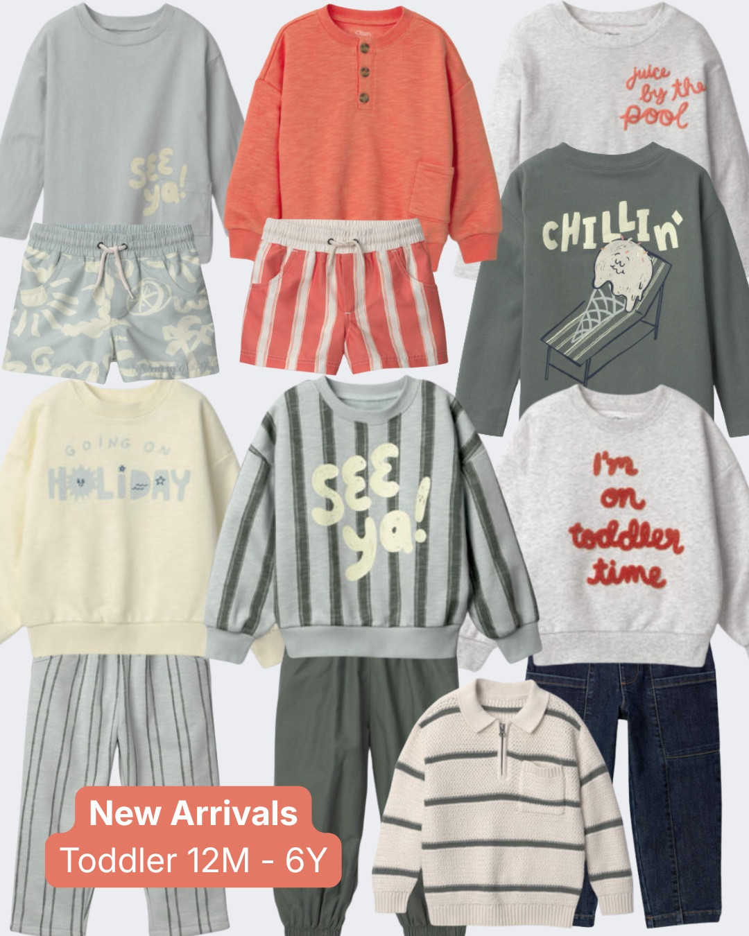 New arrivals for toddlers size 12M-6Y

Toddler boy clothes, toddler boy style, toddler girl outfits, toddler girl fashion, spring outfits, spring 2026, spring style, cute boy clothes, toddler swimsuits, toddler swimwear

#LTKKids #LTKFindsUnder50 #LTKSeasonal