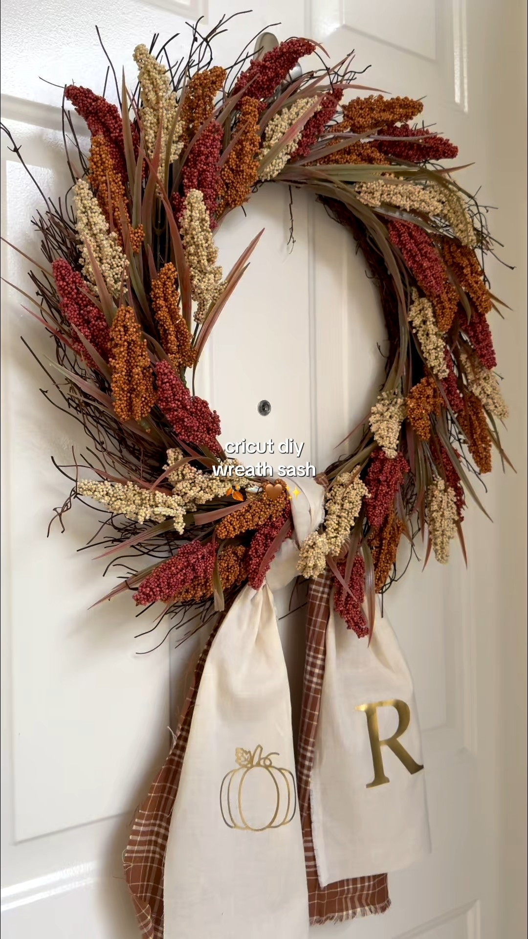 Easy fall wreath diy using Cricut! 

#LTKHome #LTKSeasonal #LTKHalloween