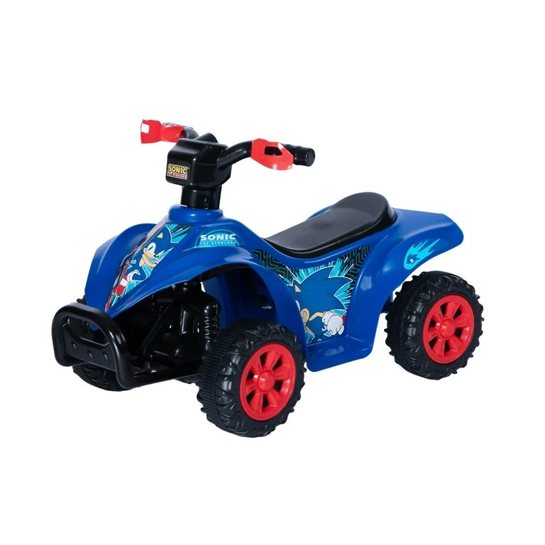 Sonic ATV Quad, 6V Battery Powered Ride On for Kids Ages 1.5+, Blue - Walmart.com | Walmart (US)
